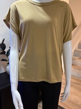 NWT - Mono B Relaxed Short-Sleeve Tee in Khaki/Tan